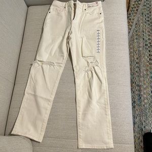 Uniqlo white jeans